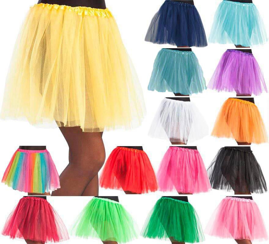 Translation missing: pt-PT.Tutú de 40 cm de largo en varios colores para mujer