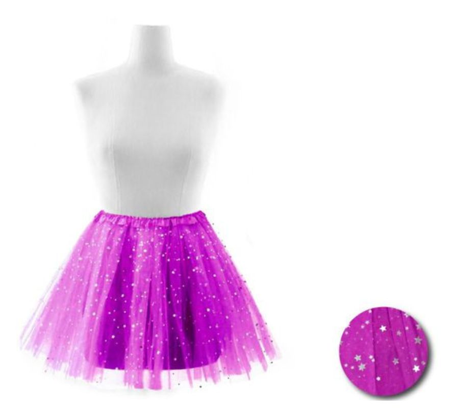 Translation missing: pt-PT.Tutú Estrellas en varios colores para mujer de 40 cm