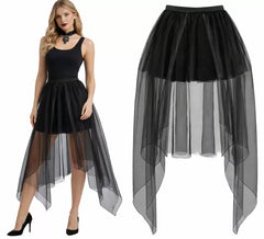 Tutu preto comprido para mulher
