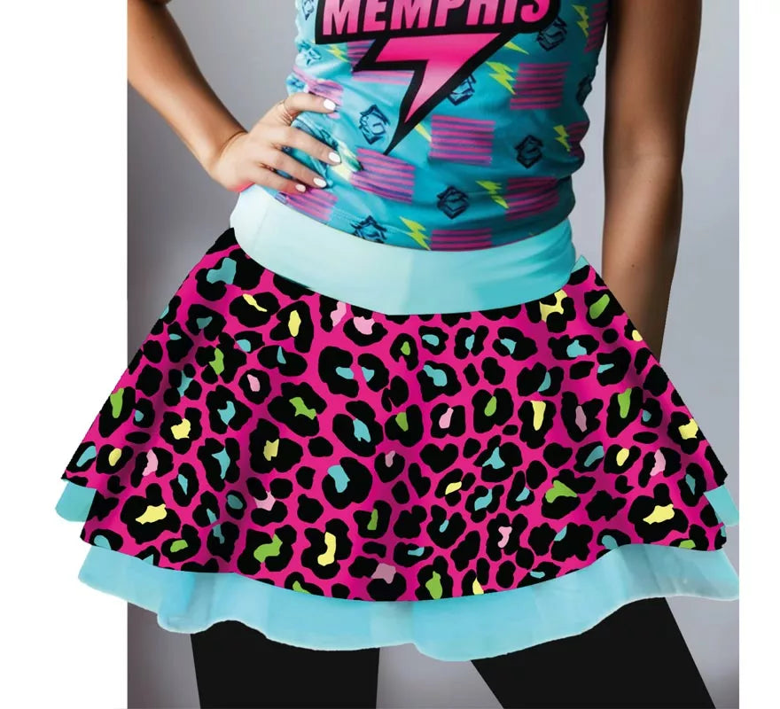 Translation missing: pt-PT.Tutú Leopardo multicolor de 40 cm para mujer