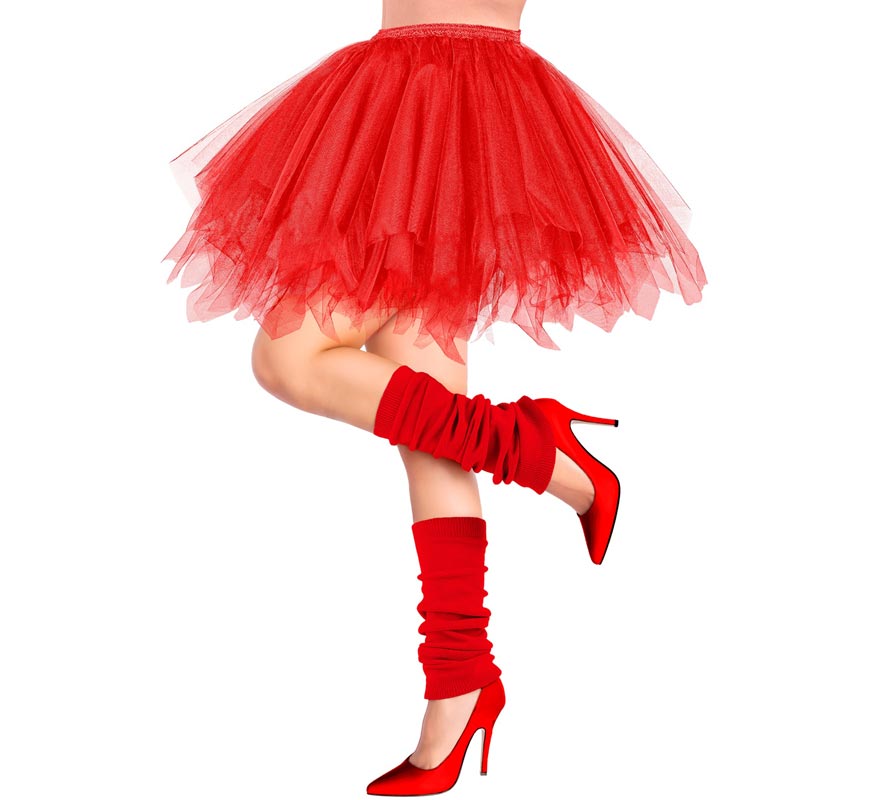 Tutú rojo para mujer