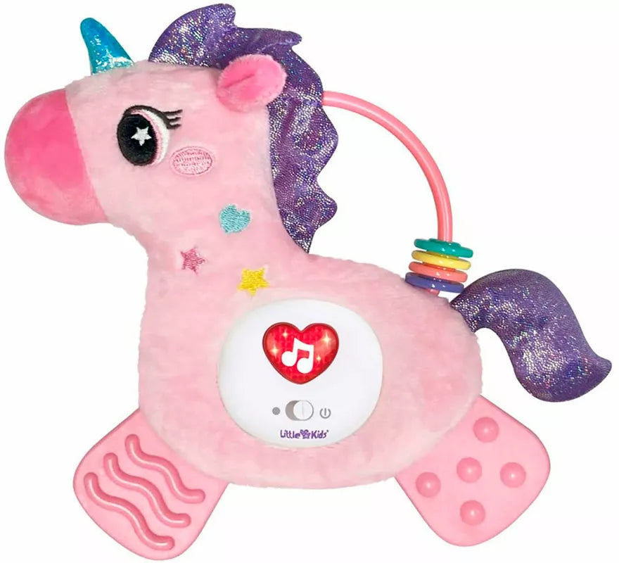Translation missing: pt-PT.Unicornio Musical rosa con Luz y Sonido de 24 cm