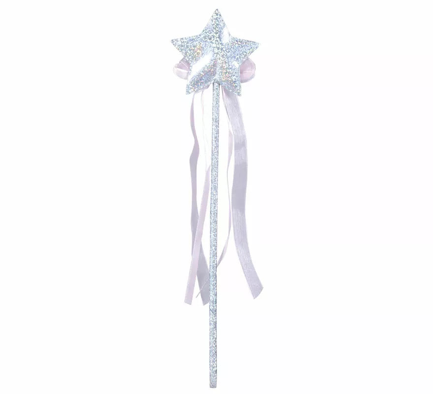 Translation missing: pt-PT.Varita con Estrella Plata de 35 cm