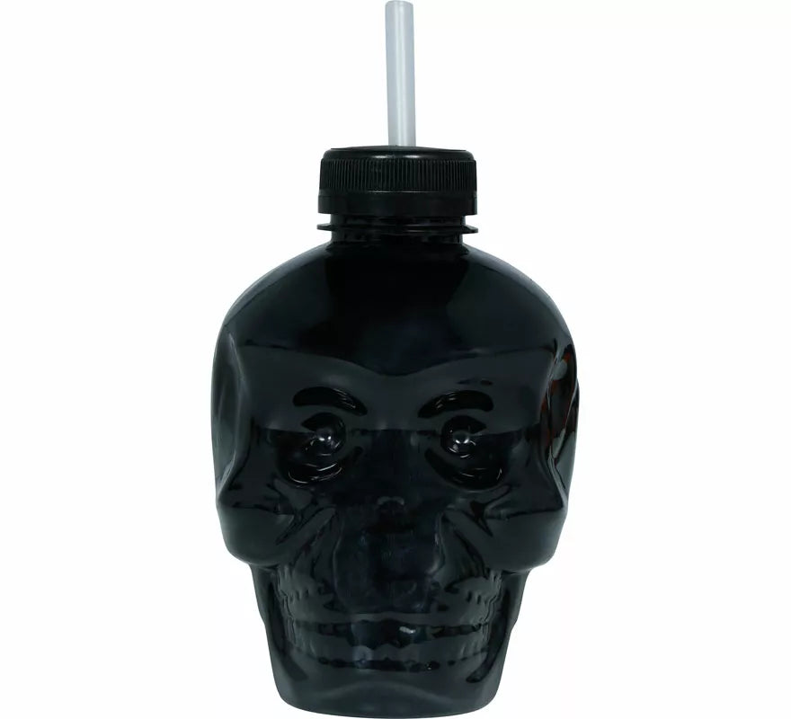 Translation missing: pt-PT.Vaso Calavera con Pajita de 14 cm