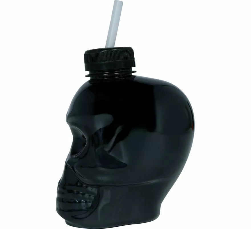 Translation missing: pt-PT.Vaso Calavera con Pajita de 14 cm