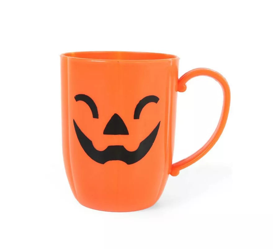 Translation missing: pt-PT.Vaso de Calabaza feliz con asa de 8,5X12,5X10,5 cm