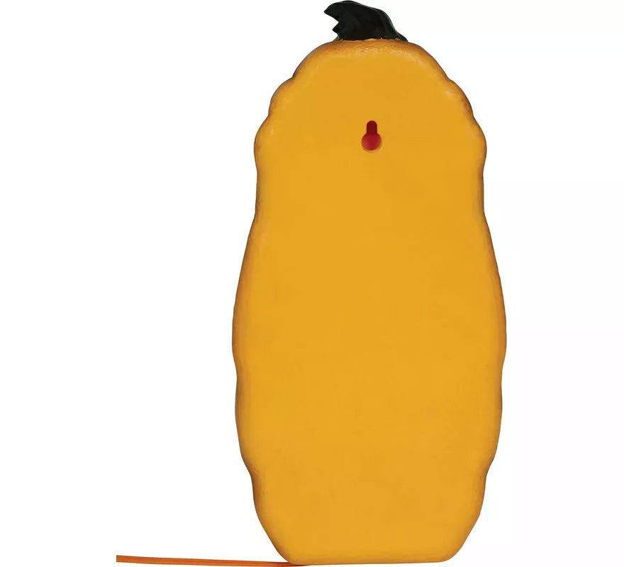 Vela Calabaza con Led Efecto Fuego de 20 cm