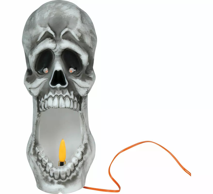 Translation missing: pt-PT.Vela Calavera con Led Efecto Fuego de 20 cm