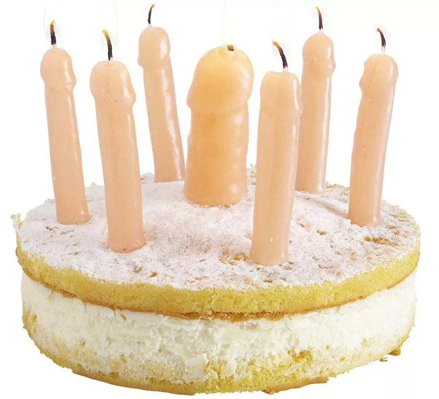 Vela de cera con forma de Pene