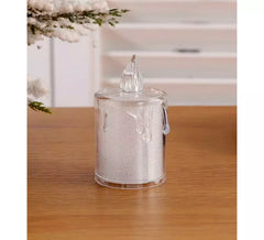 Vela de gotejamento transparente de 6,5 cm
