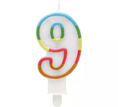 Vela nº 9 com Multicolor