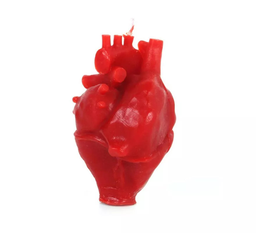 Translation missing: pt-PT.Vela Perfumada Corazón rojo de 6x5x9 cm