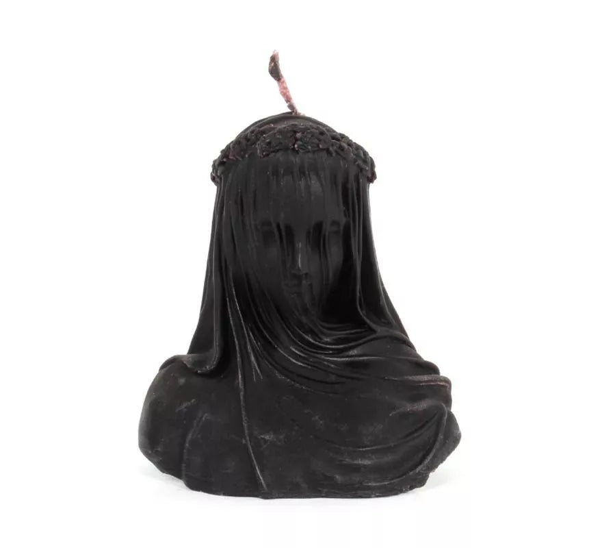 Translation missing: pt-PT.Vela Perfumada novia oscura de 9,5x9x9 cm