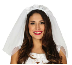 Véu de noiva branco