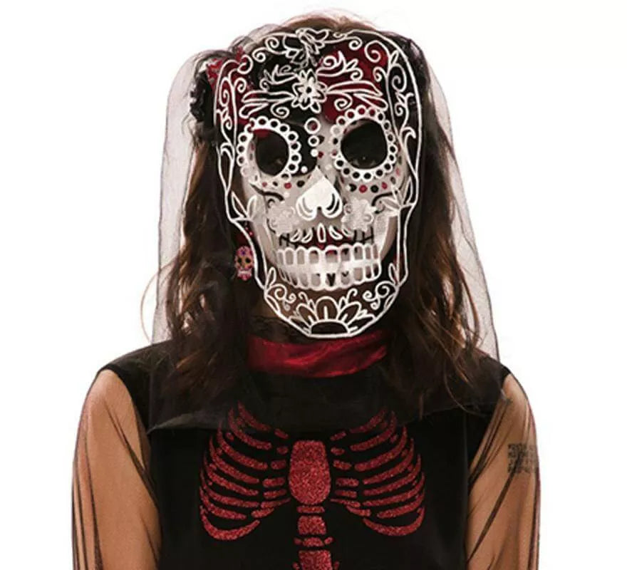 Translation missing: pt-PT.Velo con Calavera del Día de los Muertos