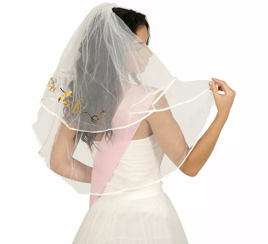 Translation missing: pt-PT.Velo de Novia Bride To Be de 70 cm
