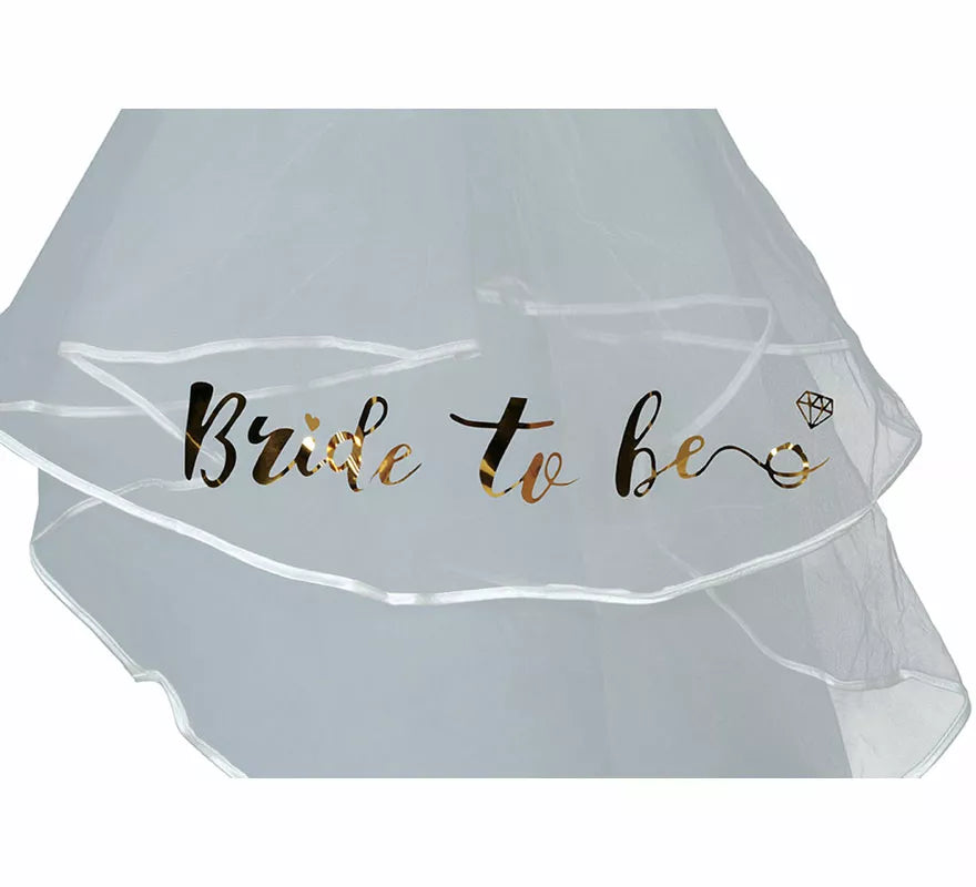Translation missing: pt-PT.Velo de Novia Bride To Be de 70 cm