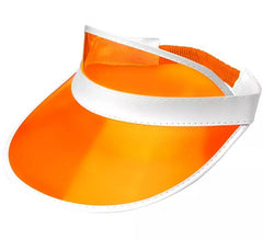 Viseira neon transparente em várias cores