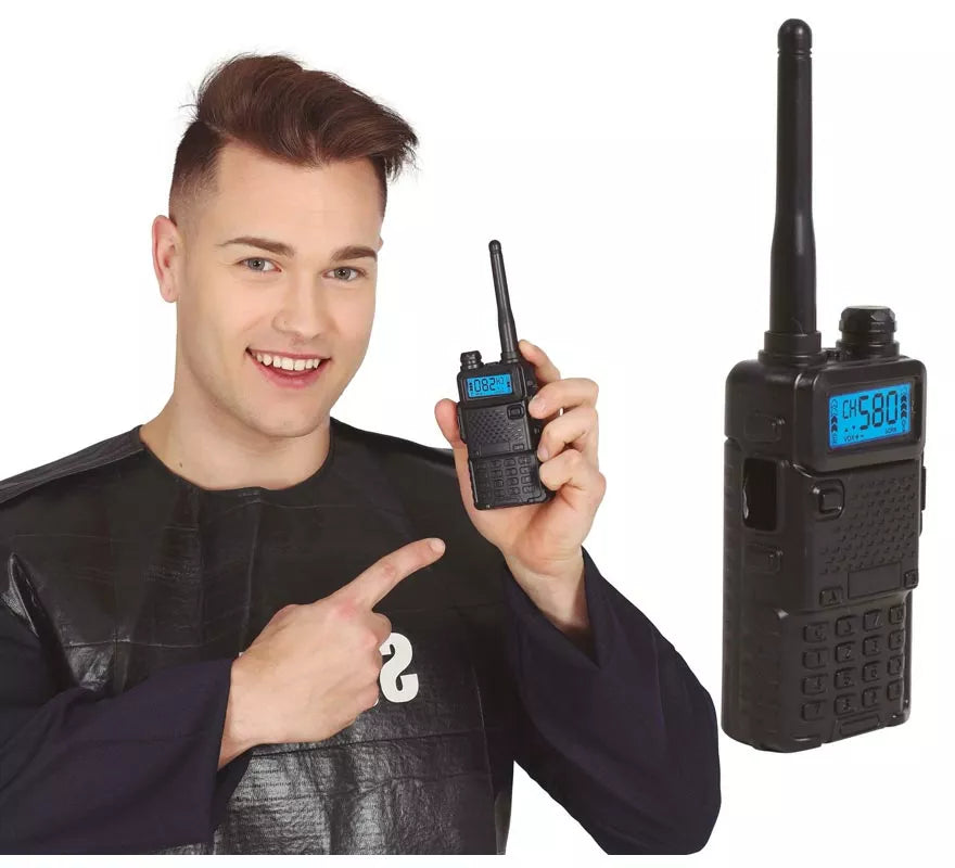 Translation missing: pt-PT.Walkie-Talkie Negro de 20 cm