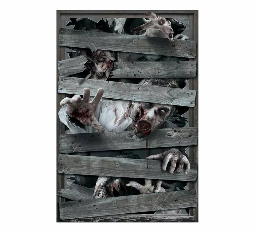 Translation missing: pt-PT.Window Zombies Decorativa de 80X120 cm