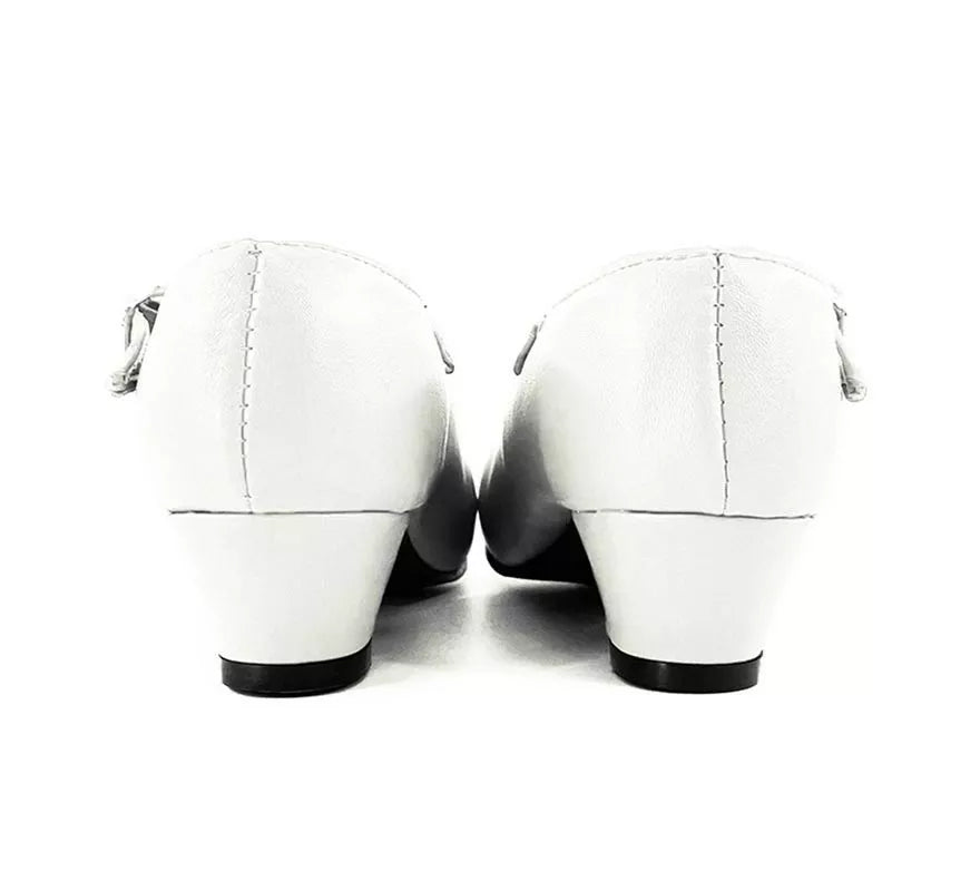 Translation missing: pt-PT.Zapato Sevillana con tacón Blanco en números del 22 al 41