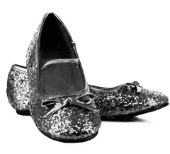 Sapatos de Bailarina Preto Brilhante nos tamanhos 22 a 41