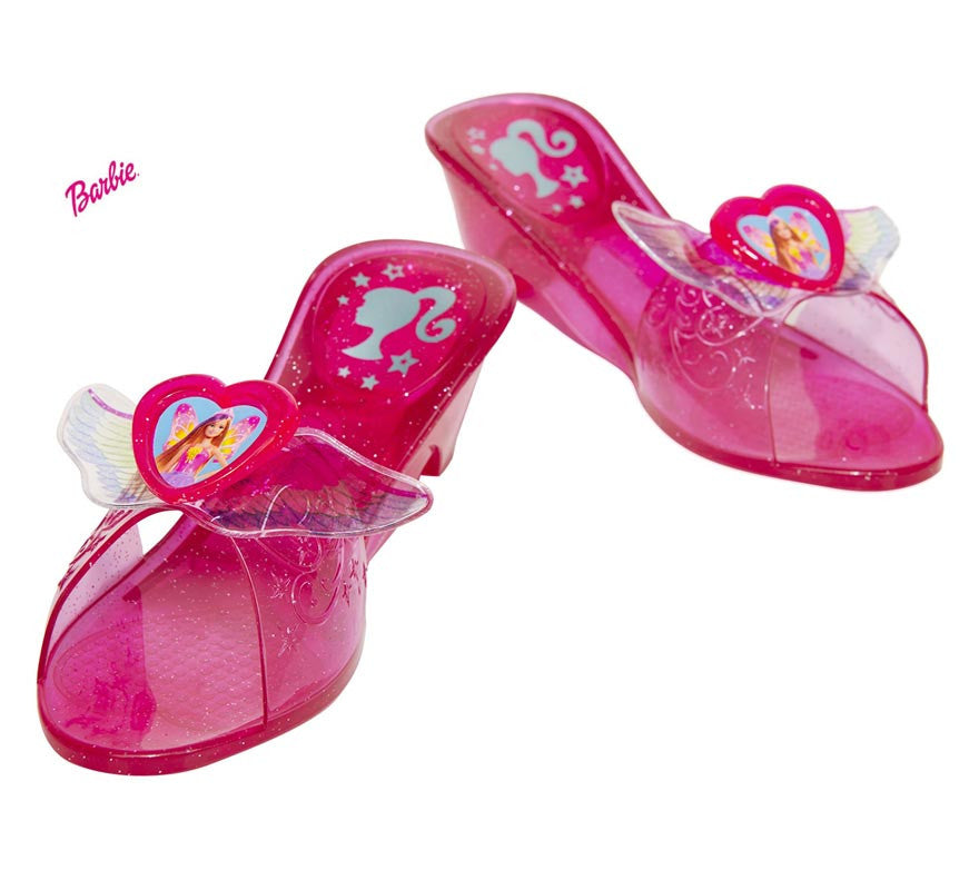 Translation missing: pt-PT.Zapatos de Barbie Corazón rosa para niña