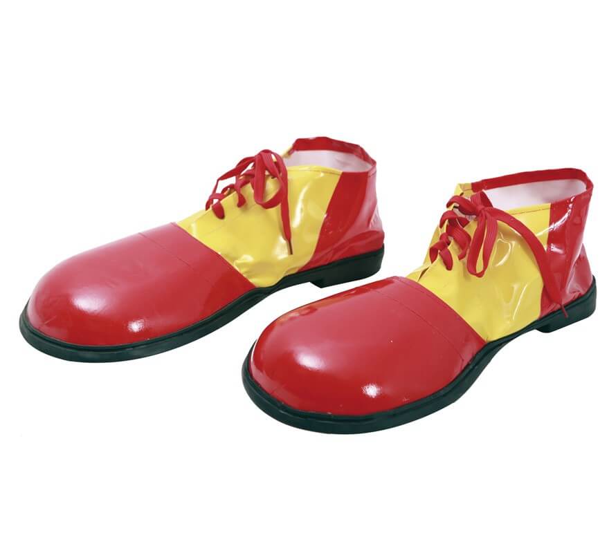 Translation missing: pt-PT.Zapatos grandes de Payaso rojos de 35 cm