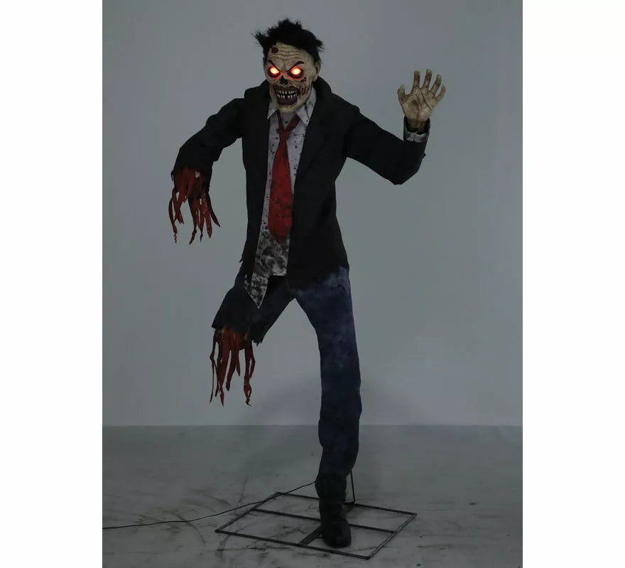 Zombie Descuartizado con luz, sonido y movimiento de 1,8 m