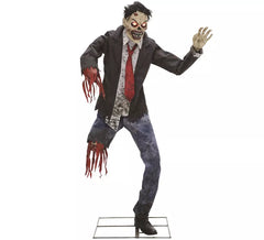 Zumbi desmembrado de 1,8 m com luz, som e movimento