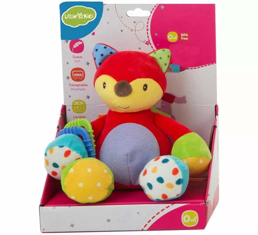 Translation missing: pt-PT.Zorro de Peluche rojo infantil de 26 cm